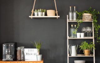 Decoración con estanterías