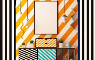 Decoración estilo Memphis