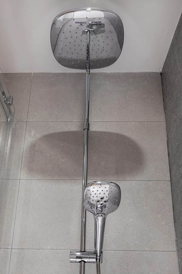 Detalle de alcachofa para ducha